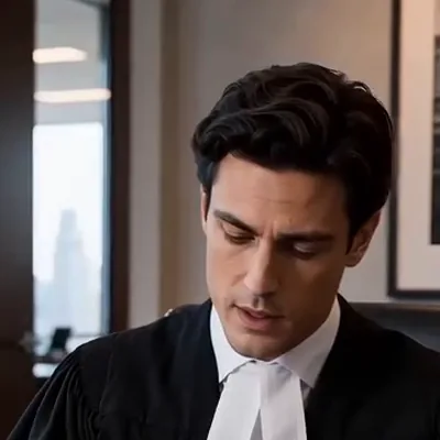 Nathan Grant — The attorney who catches her in the hallway