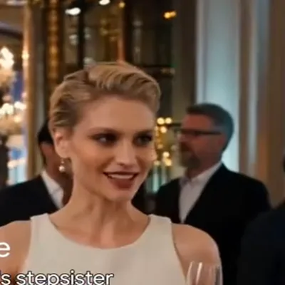 Chloe — The stepsister in the white gown