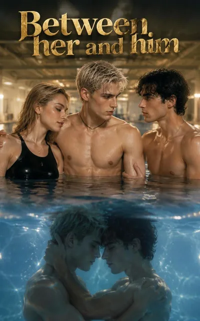 Between her and him official poster