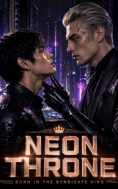 Neon Throne Bound by the Syndicate King official poster