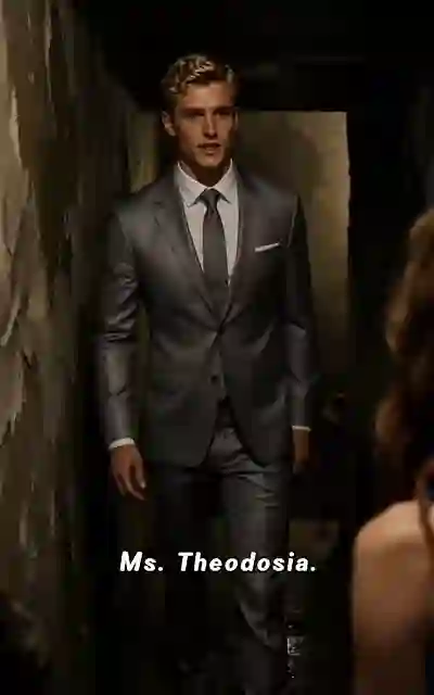 William standing in the hallway of her workplace