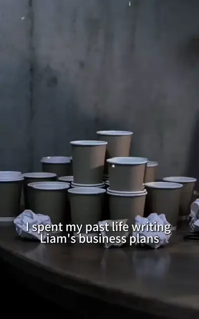 Crumpled business plans stacked in paper cups