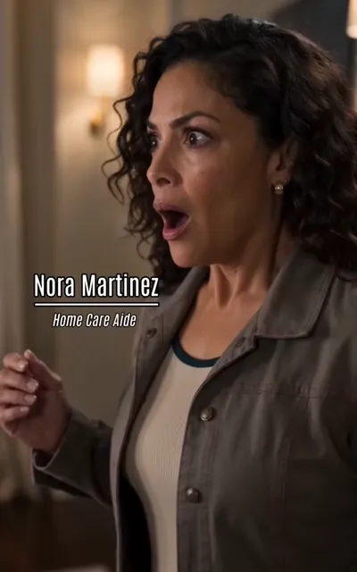 The care aide profile by the doorway