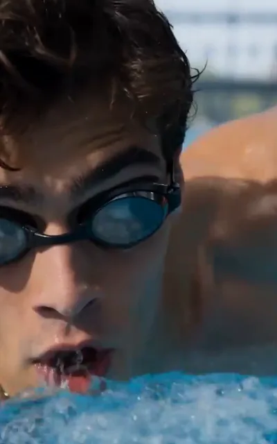 Julian at the starting block