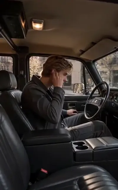 The calm driver at the wheel