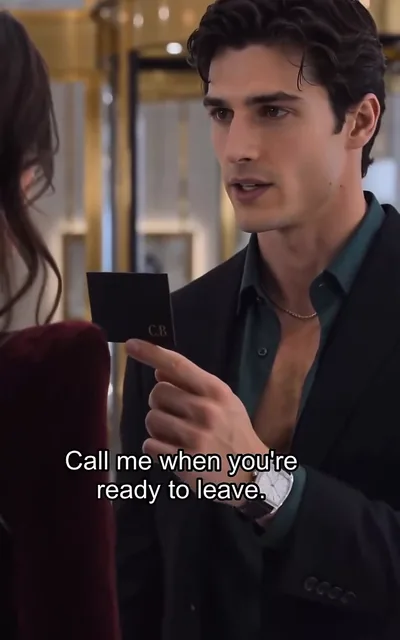 The rival telling Mia to take off the ring