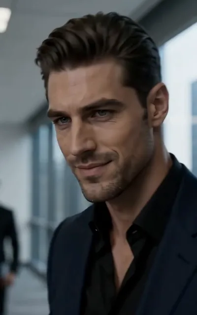 Caleb greeting Alexander as uncle in front of Ivy