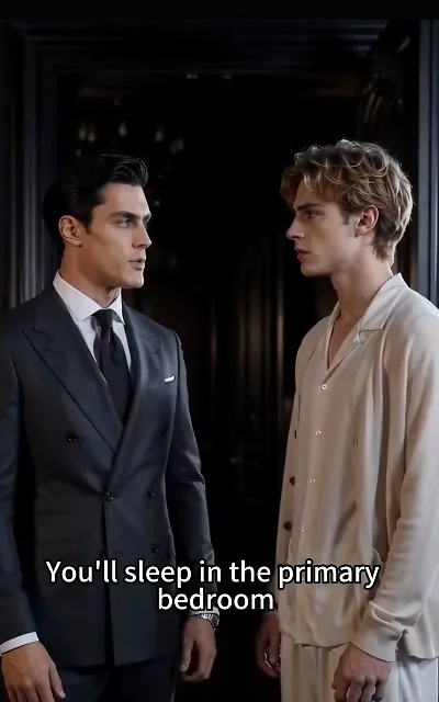 Eli alone in the gown