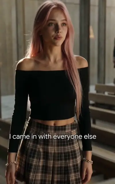 Zoe arguing back in the choir room