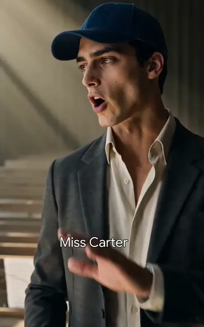 Mr D addresses Miss Carter directly
