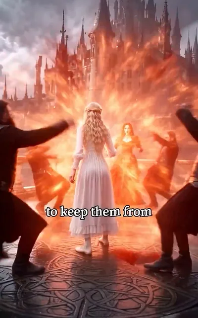 Elara before the prince in the moonlight