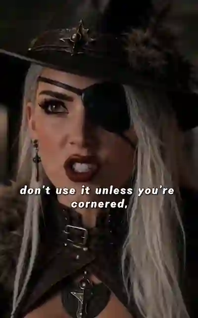 Vivian delivering the silver-weapon warning