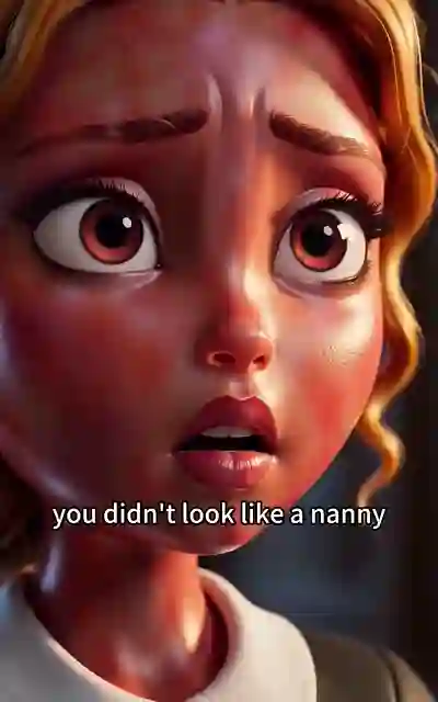 Lydia close-up after comforting the child