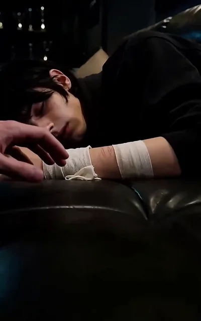 Adrian's hand shaking on the keyboard