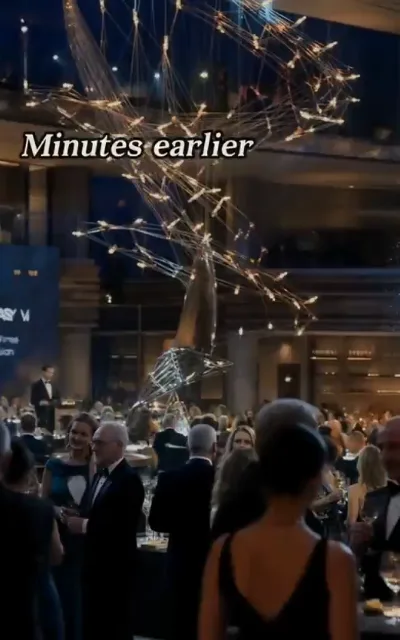 The stormy-night red carpet