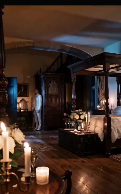 The petals and candles