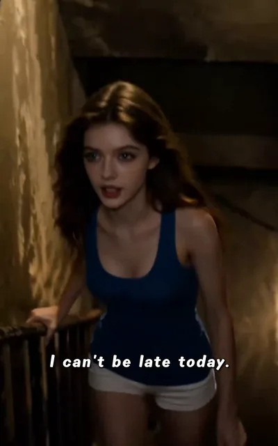 Chloe wearing the necklace at the club
