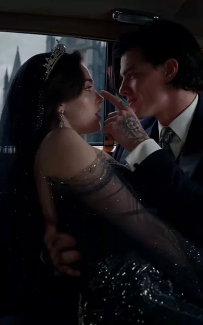 Elena in the wedding gown