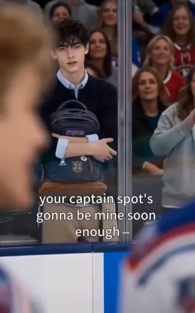 Aaron in the crowd