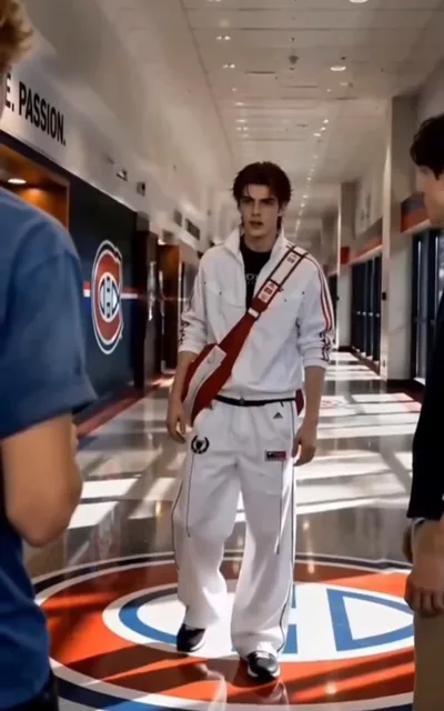 Caleb on the ice