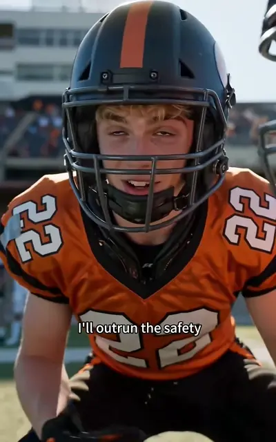 Jasper in his helmet calling the route
