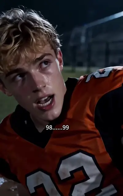 Jasper counting off reps under the lights