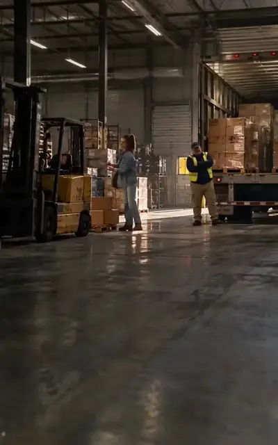 A yard boss in a hi-vis vest makes his case