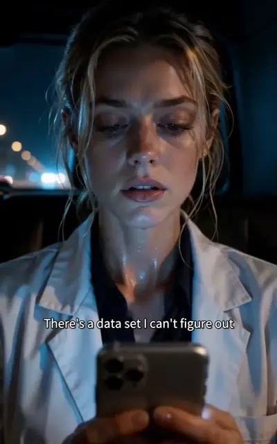The lab doorway after the confrontation
