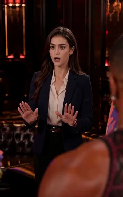 Kate at the office after hours