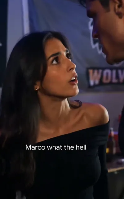 The party confrontation as Marco steps in