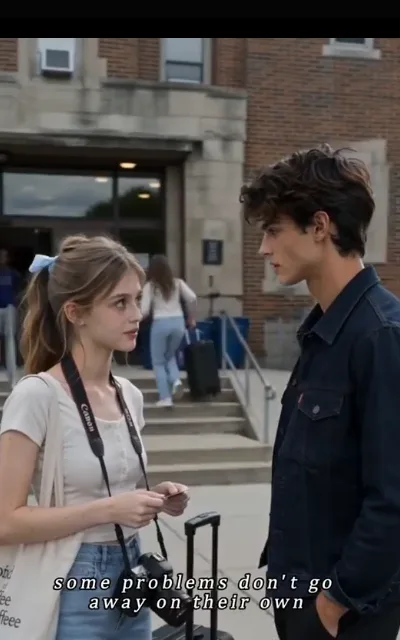 Piper on the red-brick campus