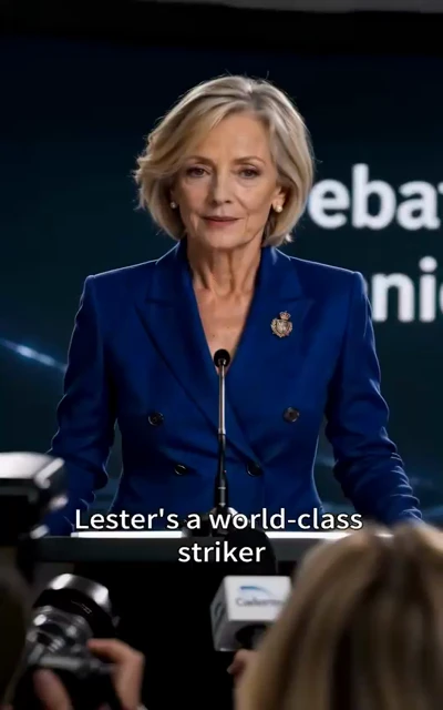 Lester at the press conference