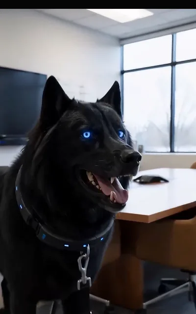An obedience drill by moonlight