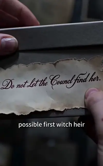The note reading Do not let the Council find her