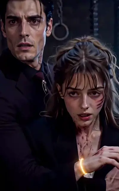 Lord Vale standing over Luna after the claim
