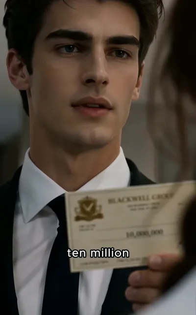Ava throwing the envelope back