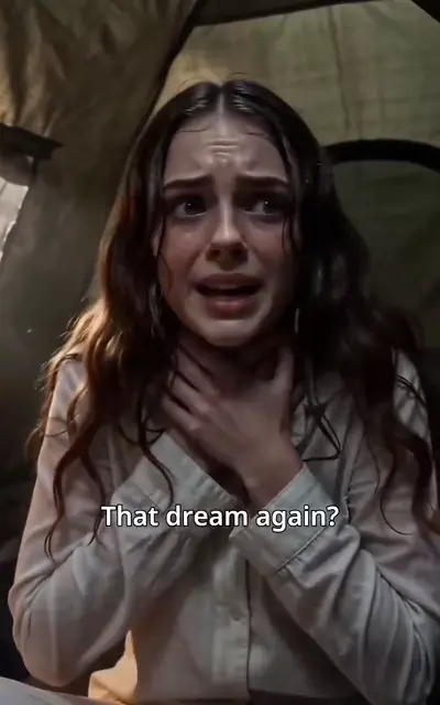Grace frightened in the warehouse