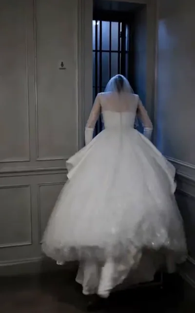 Eli in the gown
