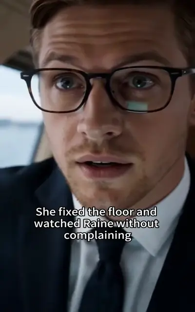 Roan in the suit watching Eden's record