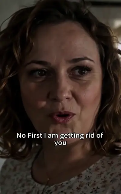 Tessa confronts Eden inside the cottage