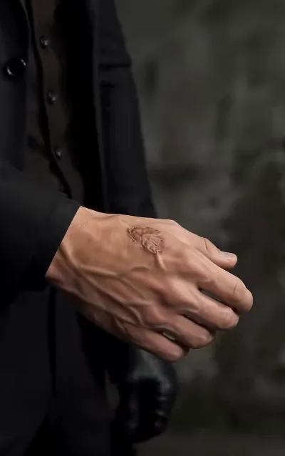 Dante in a three-piece suit