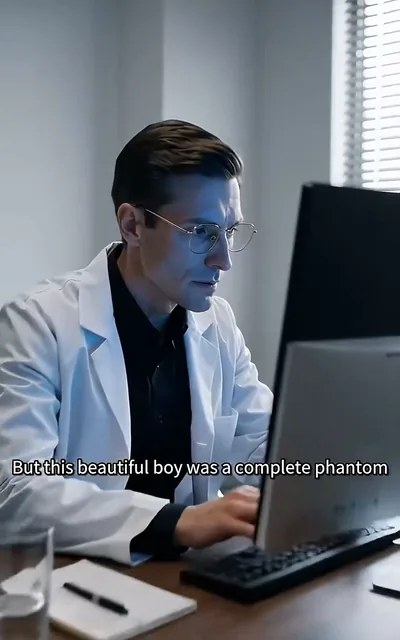The doctor at his desk