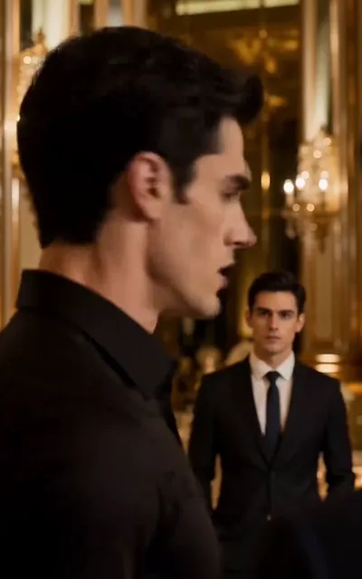 Asher turns away across the room