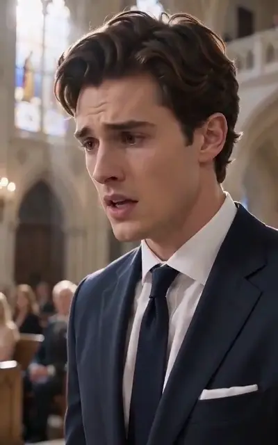 Alexander shocked at the altar