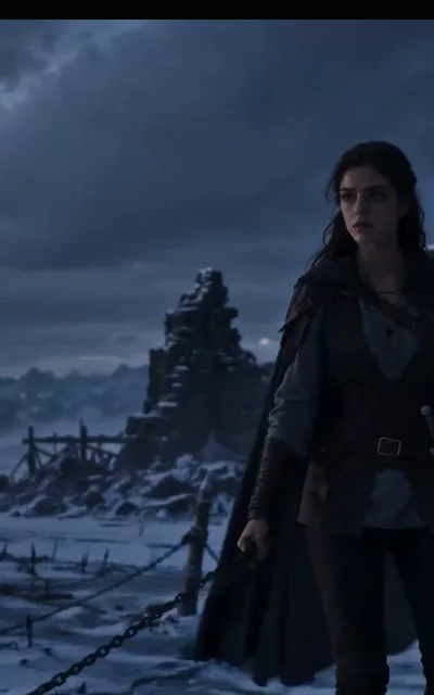 The queen's return through the snow