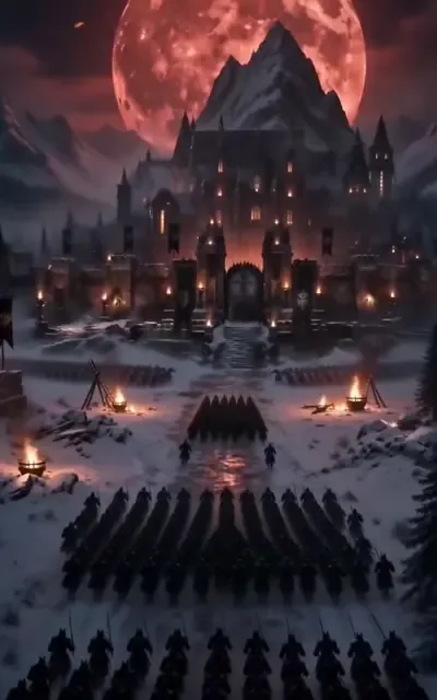 Burning throne room