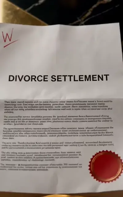 Wesley ending the marriage
