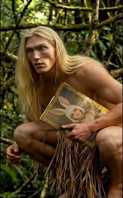 The golden-haired Wild Man
