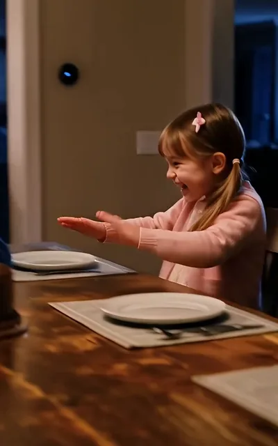 Lorna lecturing Ronan about generosity