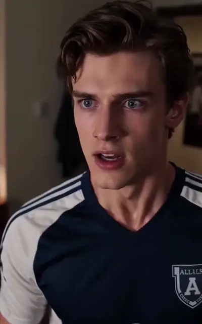 Ethan in closeup calling out on the field